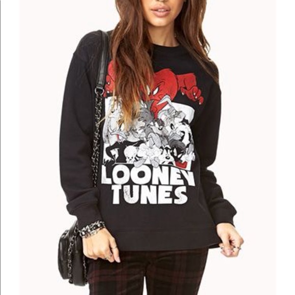 looney tunes sweatshirt forever 21